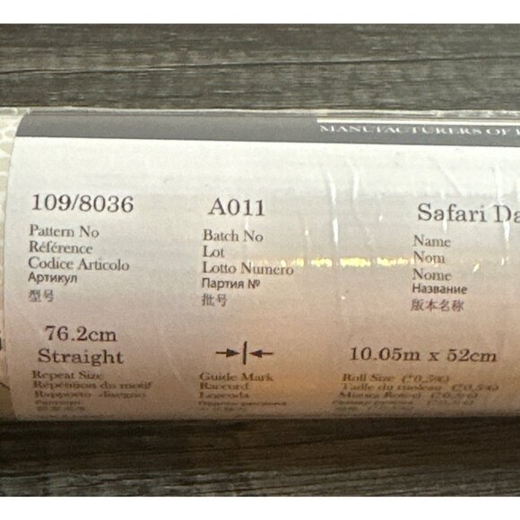 NEW Cole and Son Safari Dance Wallpaper Neutral Charcoal 109/8036 Elephants - Picture 8 of 10